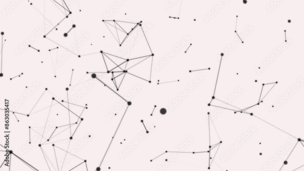 A backdrop of black dots connected by thin glowing lines network elegant molecular with white background. A backdrop of black dots connected by thin glowing lines network elegant molecular with white background.