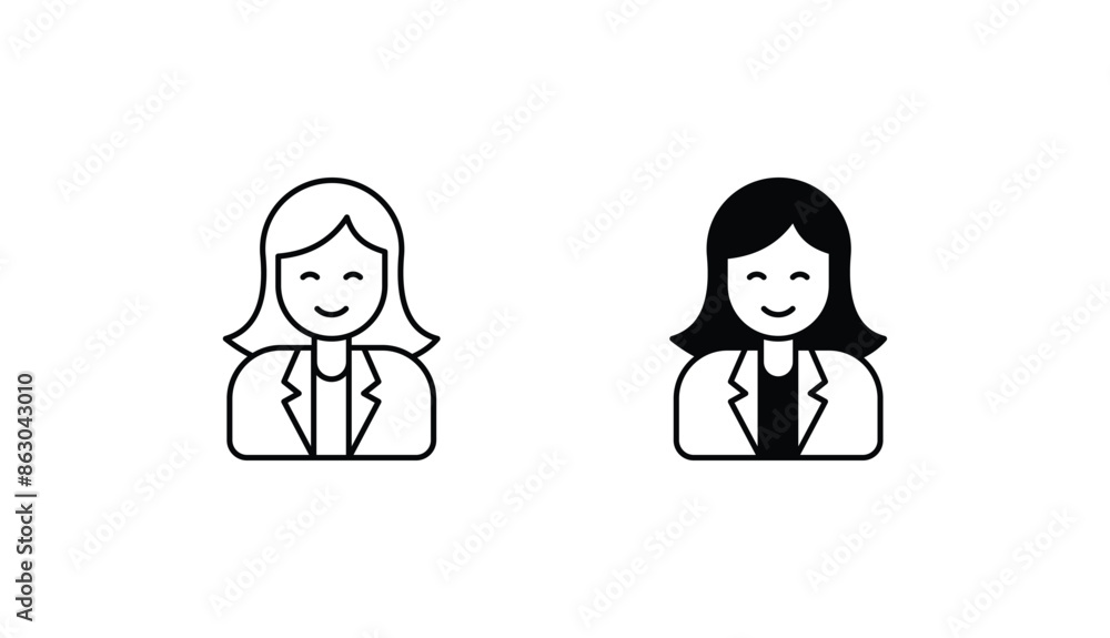 Businessman icon design with white background stock illustration Businessman icon design with white background stock illustration