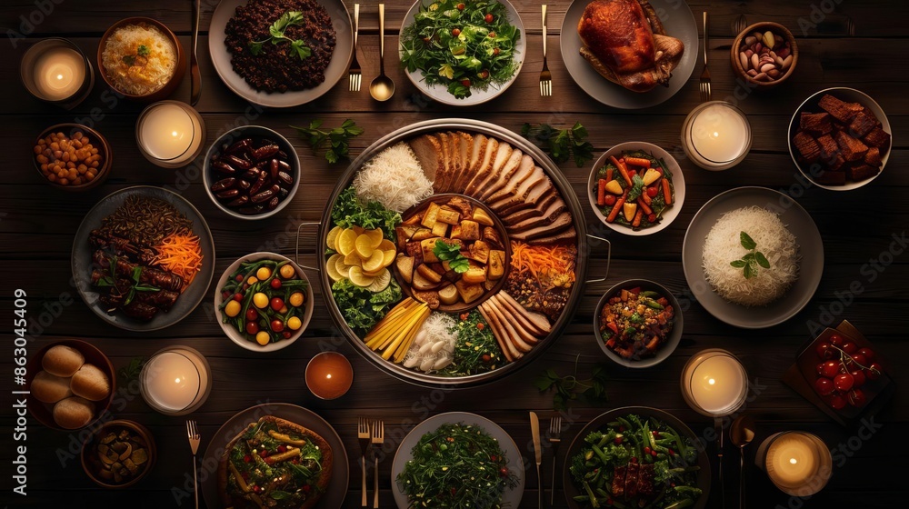 Harmony of Ramadan Family Iftar Gathering with Dates Delicious Dishes Harmony of Ramadan Family Iftar Gathering with Dates Delicious Dishes
