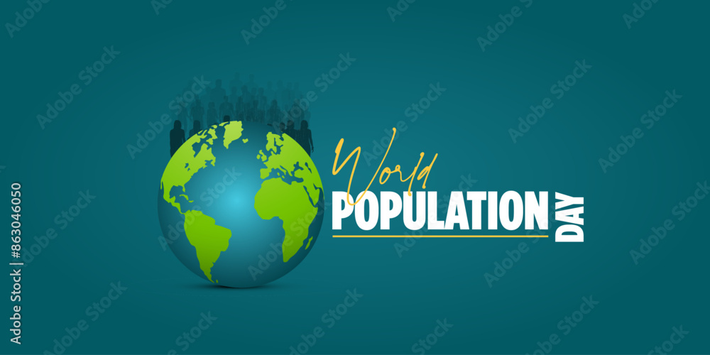 Vector illustration of World Population Day Concept, 11 July. Overcrowded, overloaded, explosion of world population and starvation. Template for background with banner, poster and card. Vector illustration of World Population Day Concept, 11 July. Overcrowded, overloaded, explosion of world population and starvation. Template for background with banner, poster and card.