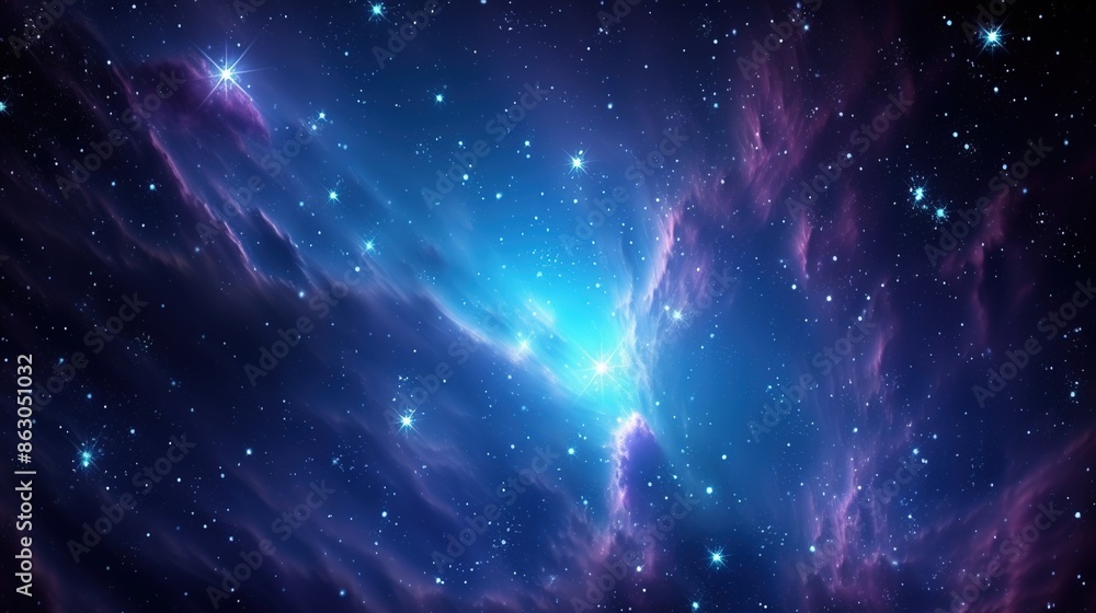 Obraz premium background with stars