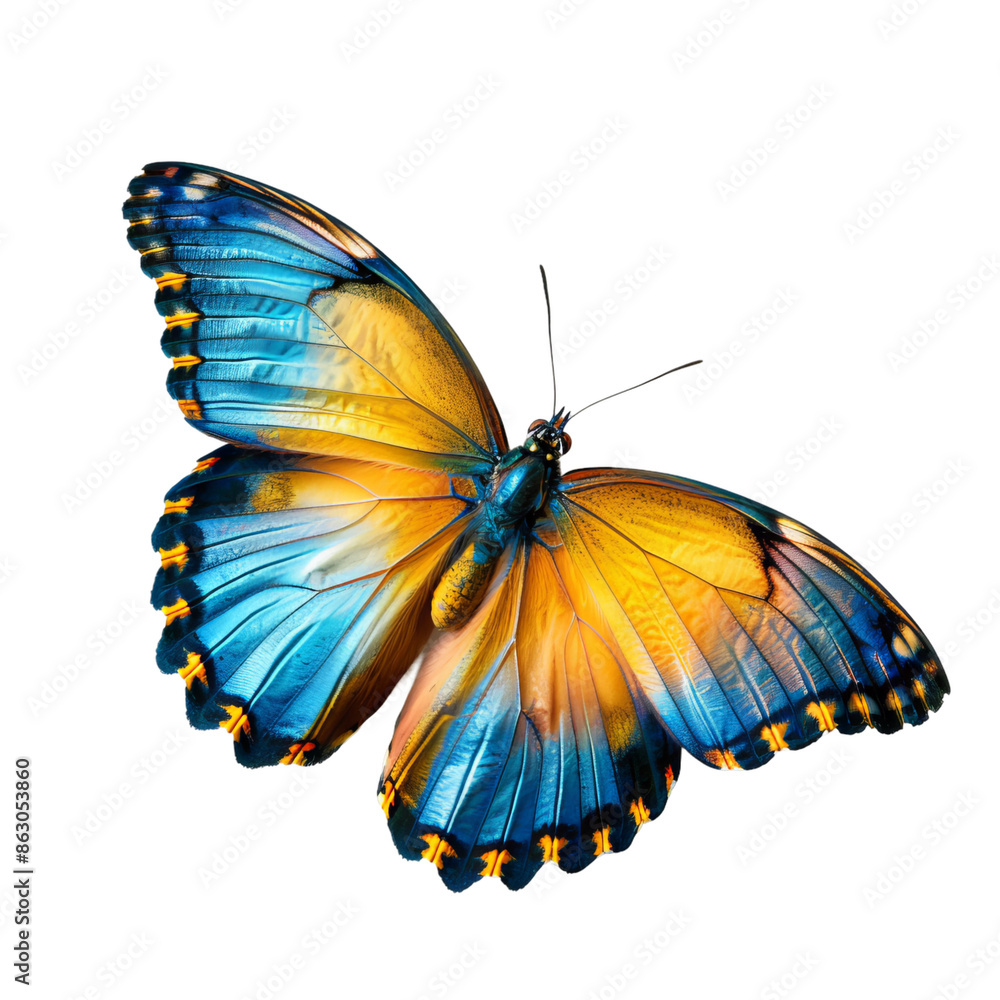 Fototapeta premium butterfly isolated on white