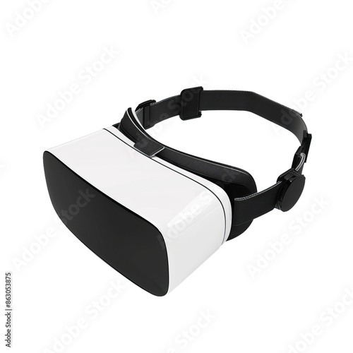 VR headset isolated on white background