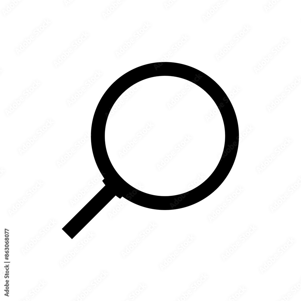 Search or magnifying glass icon with simple and modern design Search or magnifying glass icon with simple and modern design