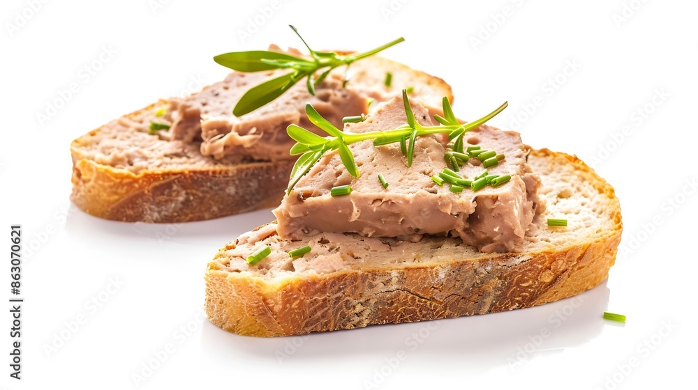 Meat Paste Toast Bread Isolated Tuna Pate Sandwiches Terrine Toasts Chopped Liver Mousse on Bread Fish Paste Canape on White Background : Generative AI Meat Paste Toast Bread Isolated Tuna Pate Sandwiches Terrine Toasts Chopped Liver Mousse on Bread Fish Paste Canape on White Background : Generative AI