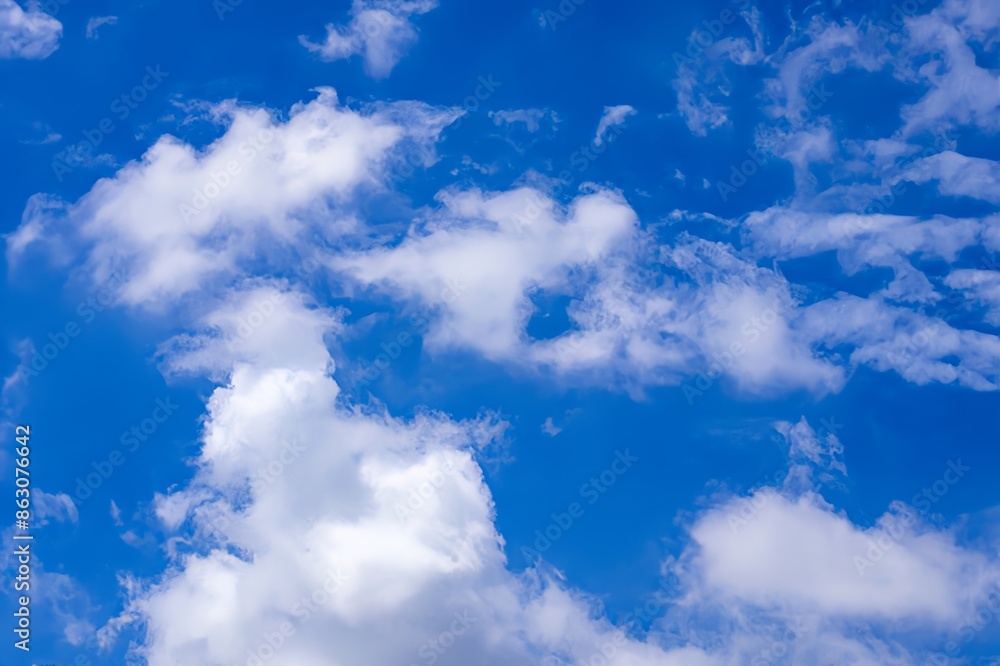 Obraz premium blue sky with clouds