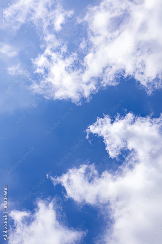 blue sky with clouds