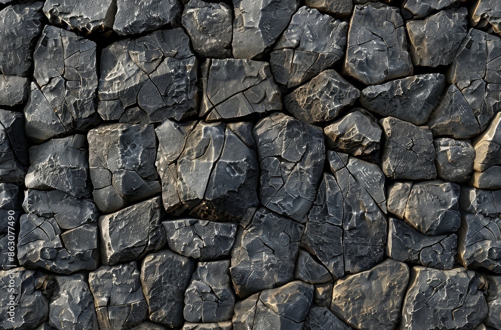 A Close Up View of a Rough Stone Wall A Close Up View of a Rough Stone Wall