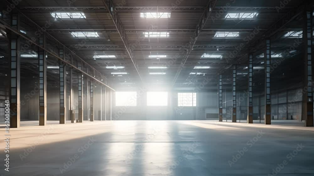 Obscured Perspective of Vacant Factory Obscured Perspective of Vacant Factory