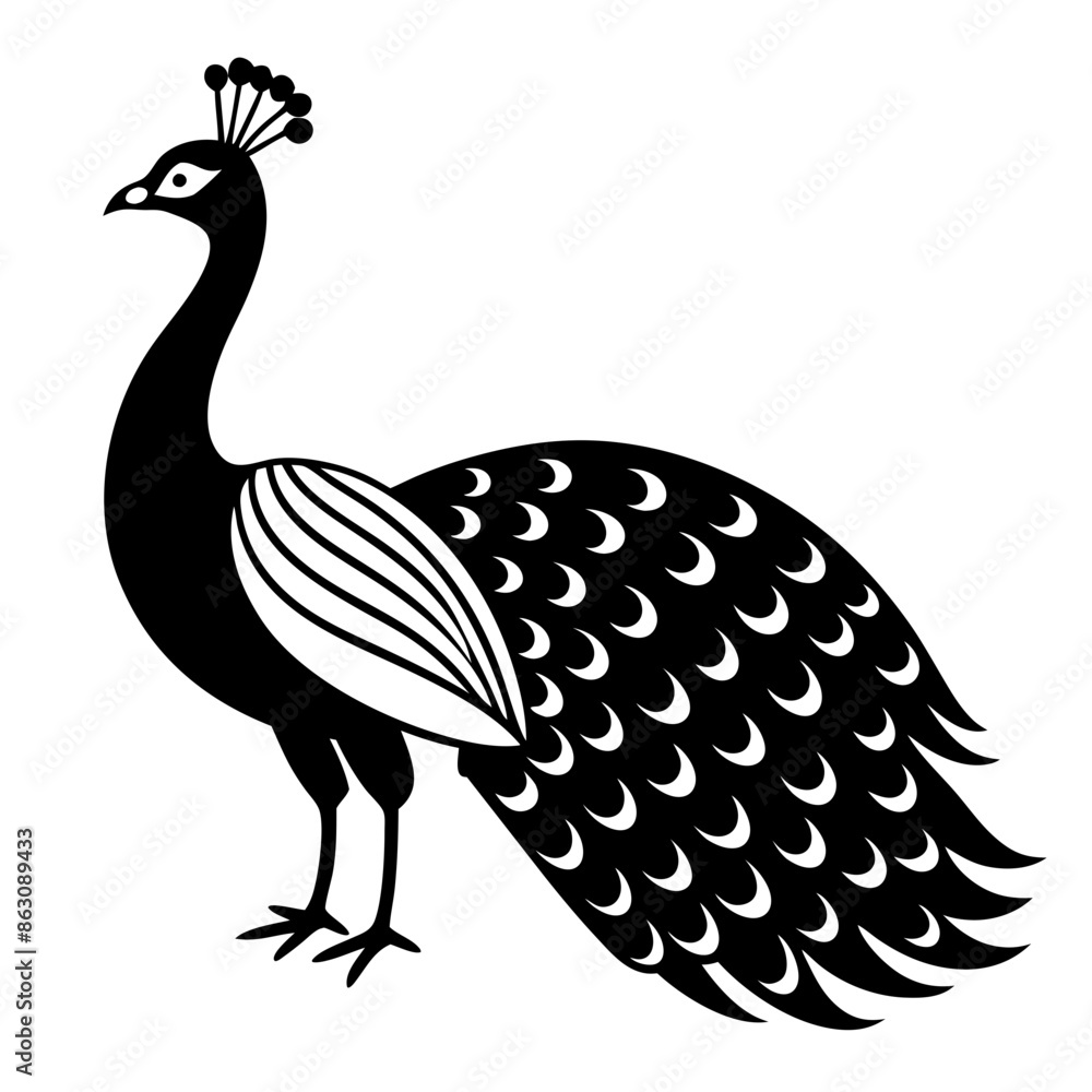 peacock vector illustration peacock vector illustration