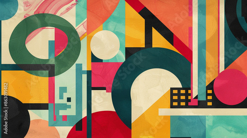 Constructivism abstract wallpaper. Modern Abstract wallpapers and backgrounds. Cubism abstract wallpaper