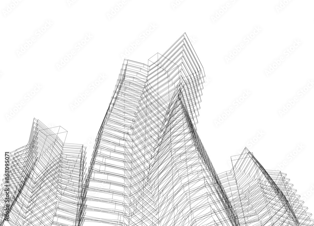 Fototapeta premium abstract architecture