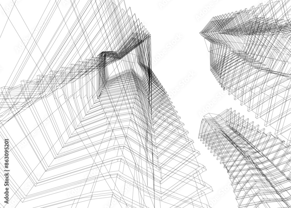 Obraz premium abstract architecture