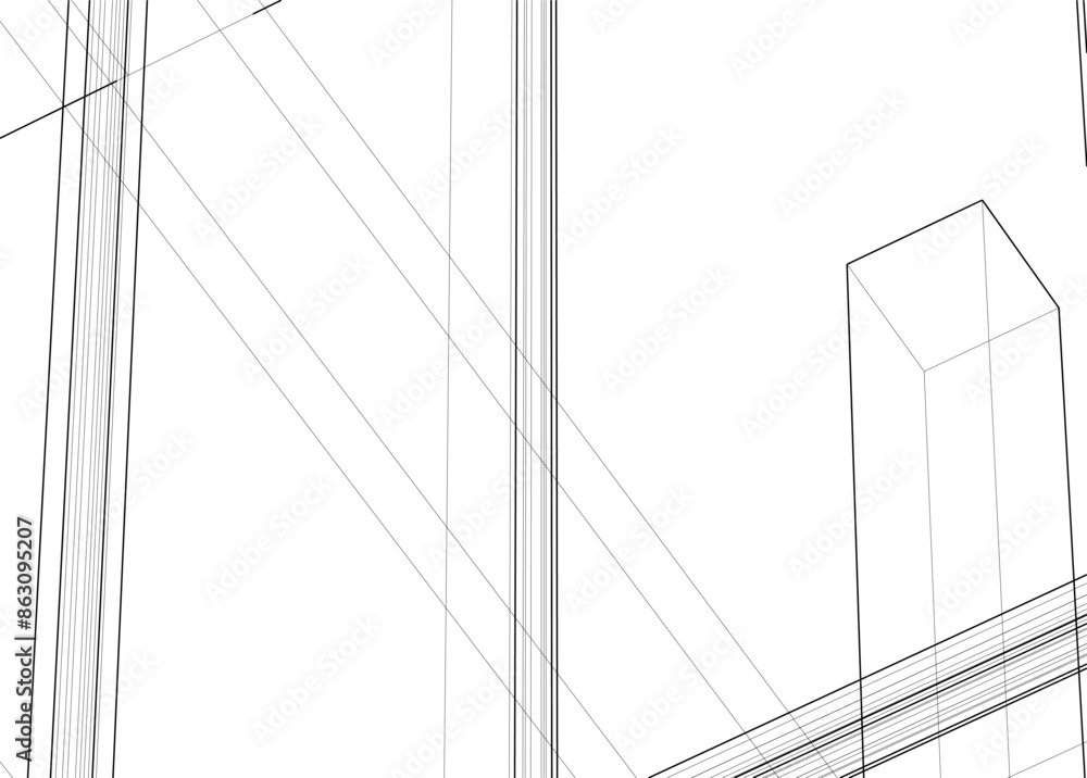 Obraz premium abstract architecture