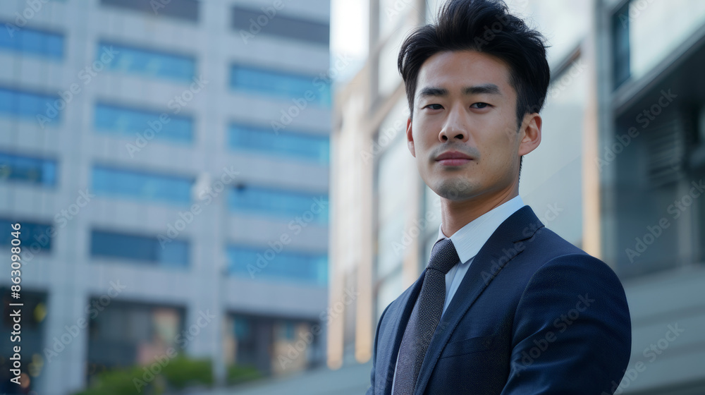 young asian businessman