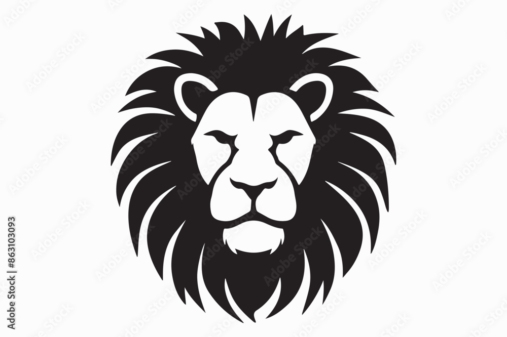 Lion vector silhouette illustration art Lion vector silhouette illustration art
