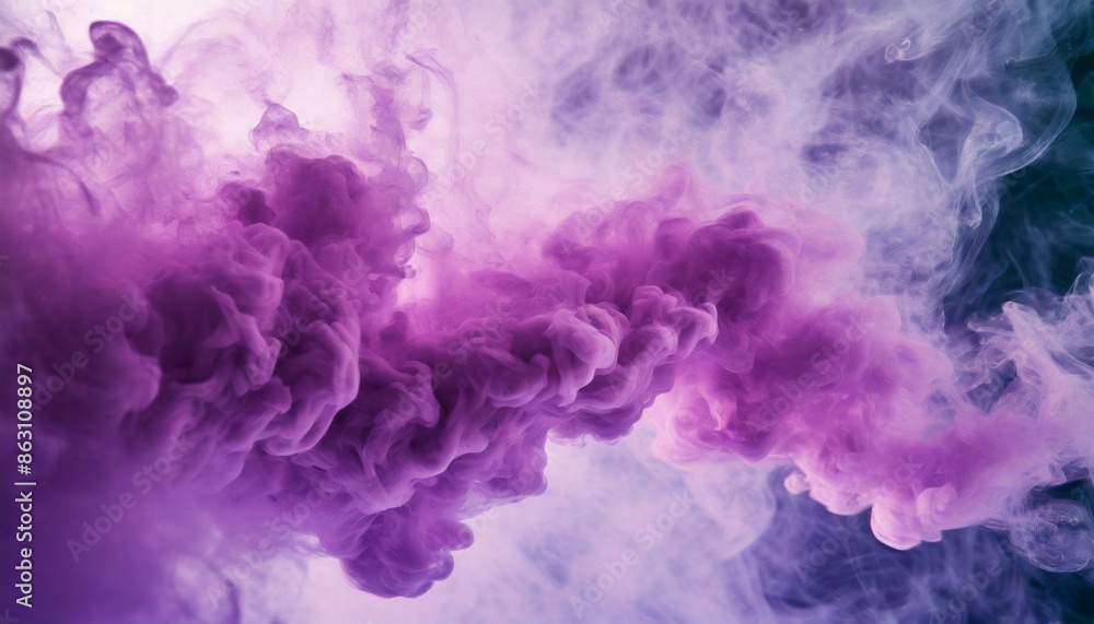 Fototapeta premium Fond de fumée violette