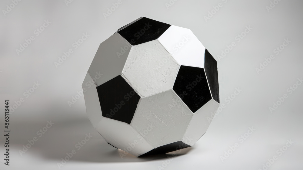 Obraz premium soccer ball cut out