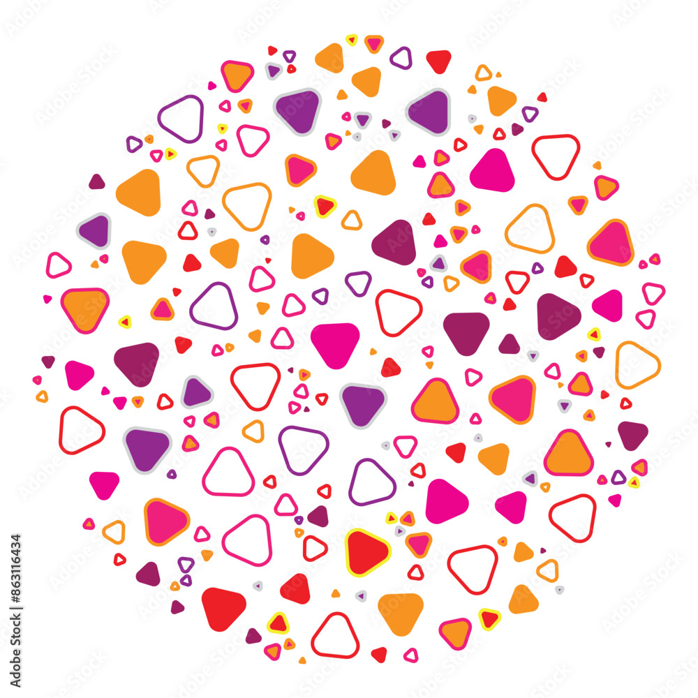 creative colorful shape and dot circle background design creative colorful shape and dot circle background design