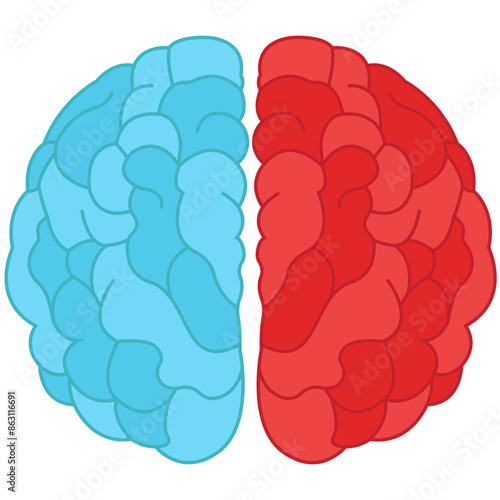 Divided Thinking Brain icon
