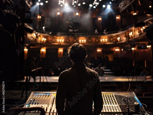 Essential duties of a Stage Manager in a bustling theater photo