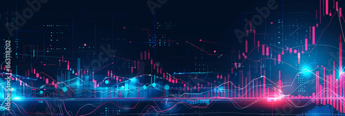 Abstract Background for Finance Business Website Banner