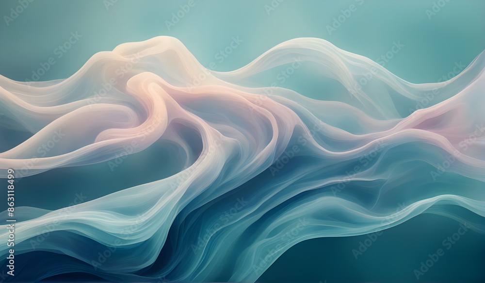 The image is a depiction of a flowing, ethereal liquid, with soft gradients of color and a sense of movement. The image is a depiction of a flowing, ethereal liquid, with soft gradients of color and a sense of movement.