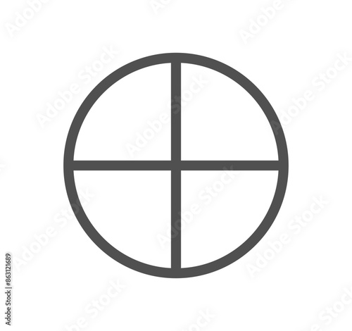 Religion symbols related icon outline and linear vector.	
