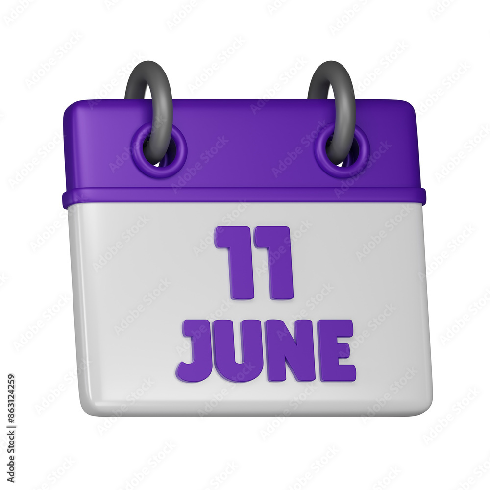11 June 3d icon 11 June 3d icon