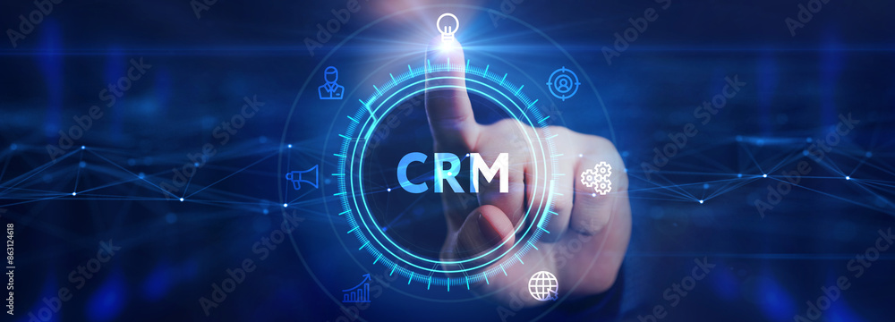 Business, Technology, Internet and network concept. CRM Customer Relationship Management. Business, Technology, Internet and network concept. CRM Customer Relationship Management.