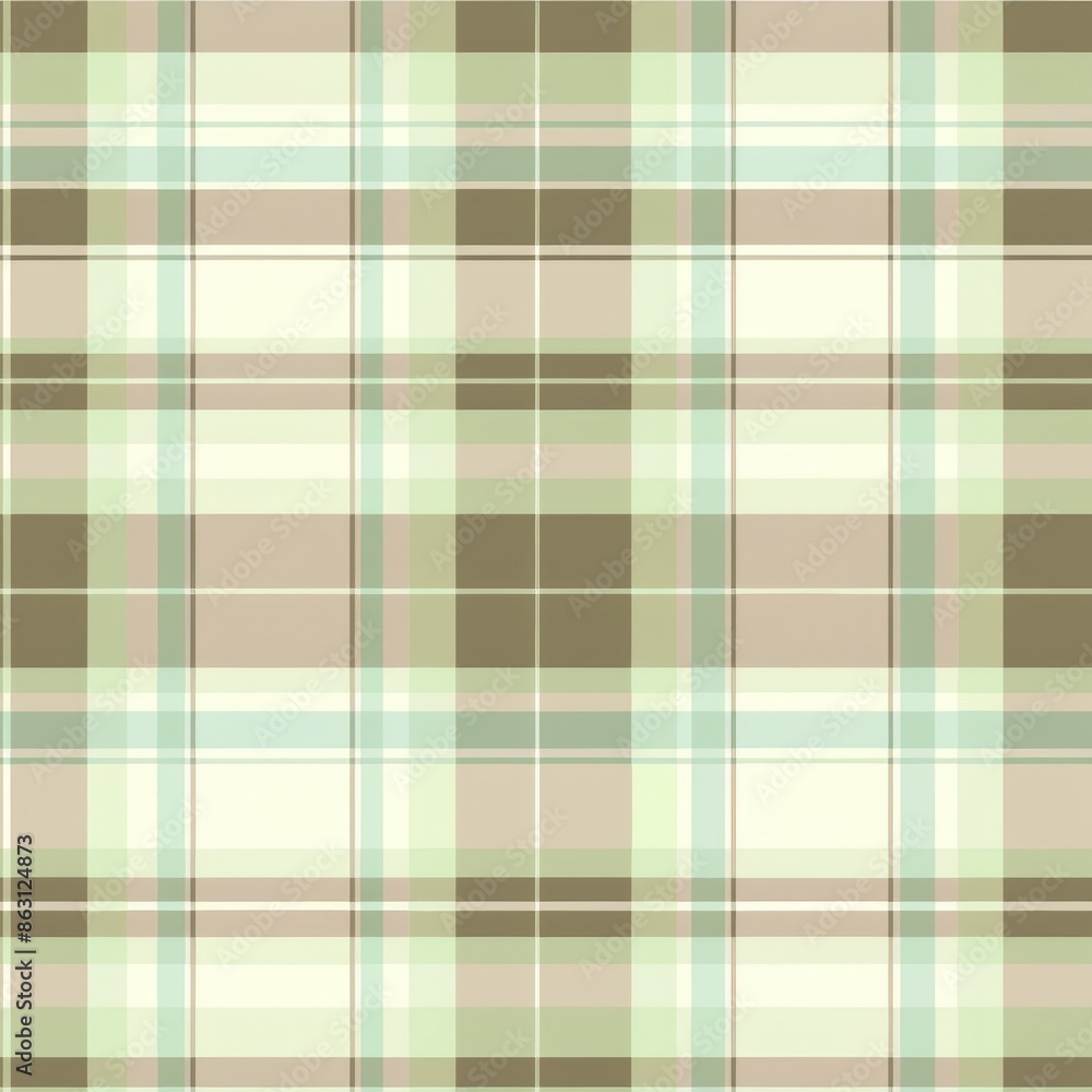 Seamless pattern ornament tartan, check in pleasant green and brown colors Seamless pattern ornament tartan, check in pleasant green and brown colors