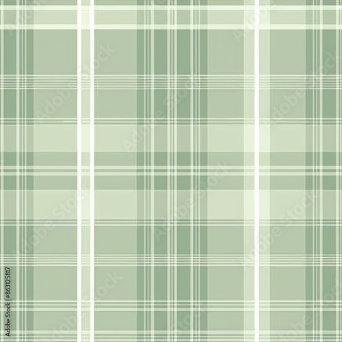 Seamless pattern ornament tartan, check in pleasant green colors