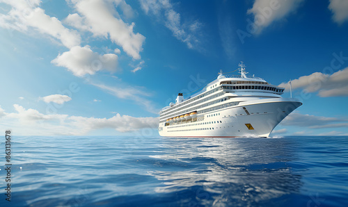 Excursion experience ship for tourists.