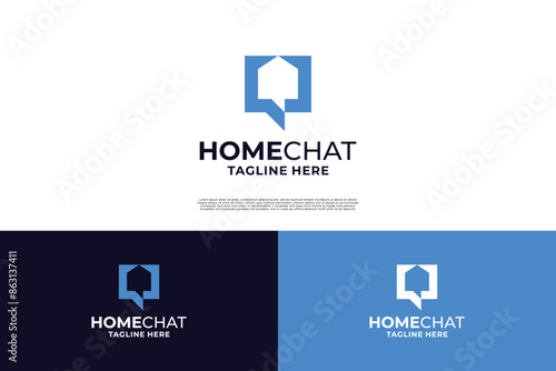 Simple house consult logo design