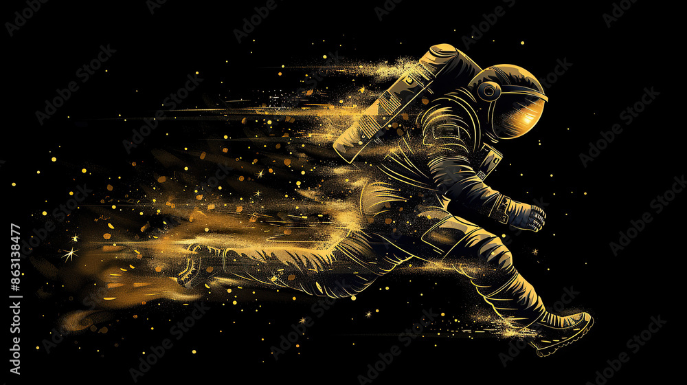 Astronaut at space Astronaut at space