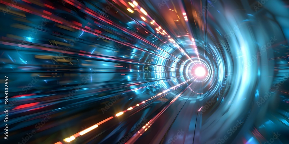 Vibrant Laser Beam Rays and Time Travel Portal in a Futuristic Abstract Background. Concept Futuristic Technology, Abstract Background, Laser Beam Rays, Time Travel Portal, Vibrant Colors Vibrant Laser Beam Rays and Time Travel Portal in a Futuristic Abstract Background. Concept Futuristic Technology, Abstract Background, Laser Beam Rays, Time Travel Portal, Vibrant Colors