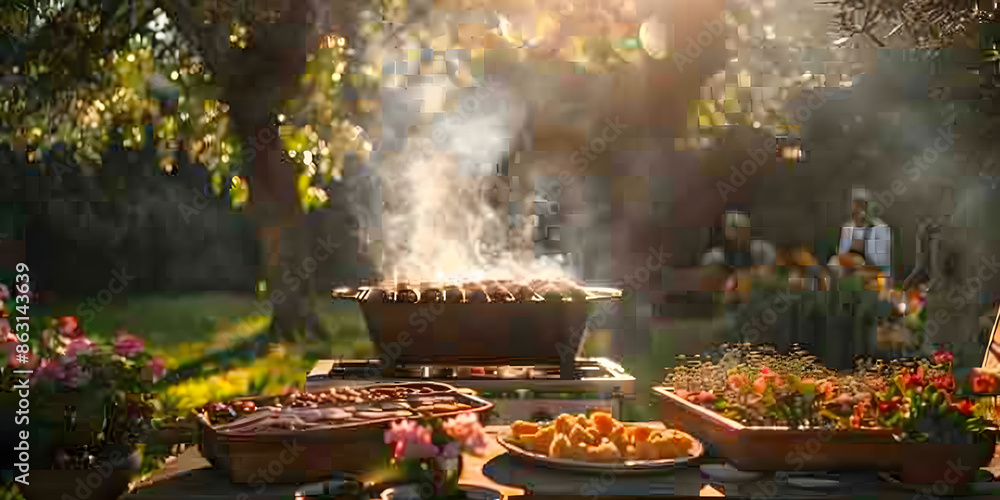 Barbecue Party Gathering Barbecue Party Gathering