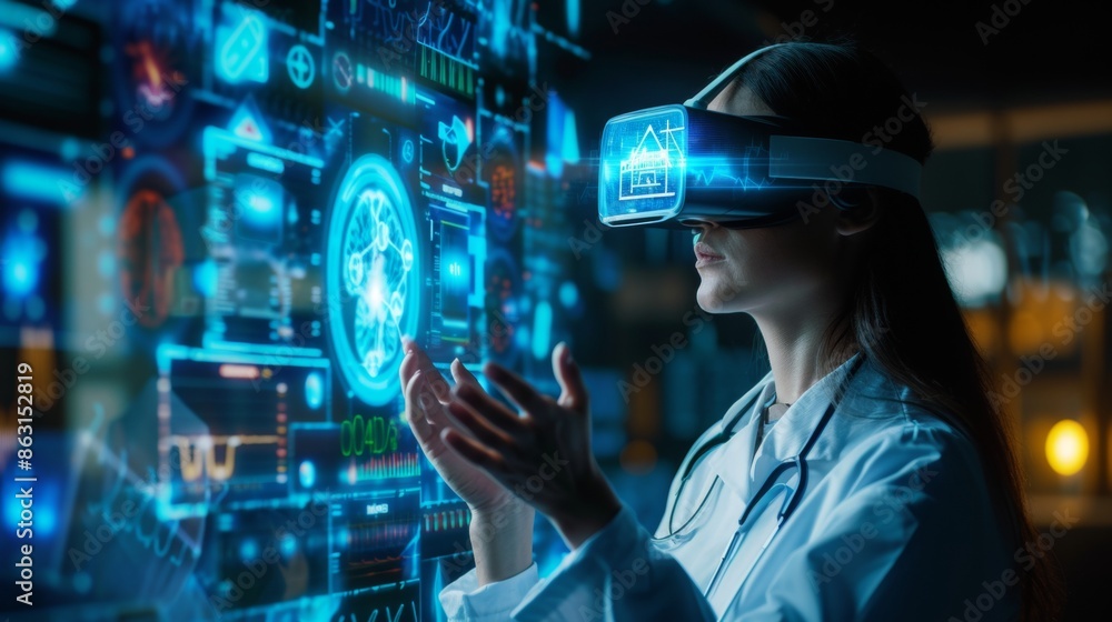 VR technology help people doing research engineering medical work. VR technology help people doing research engineering medical work.