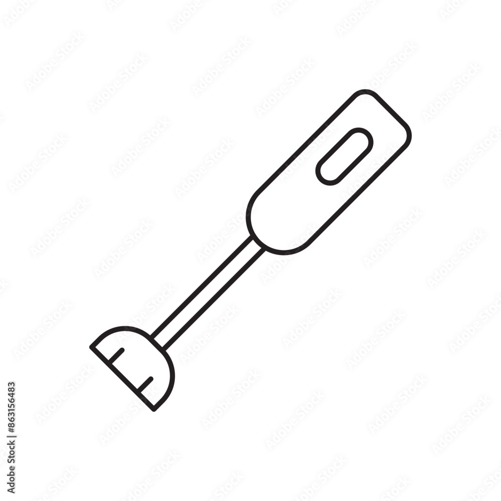 Hand blender icon design, isolated on white background, vector illustration Hand blender icon design, isolated on white background, vector illustration