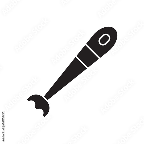 Hand blender icon design, isolated on white background, vector illustration