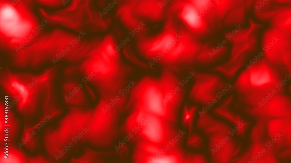 Abstract Red and black color glossy liquid wavy background illustration 4k . Abstract Red and black color glossy liquid wavy background illustration 4k .