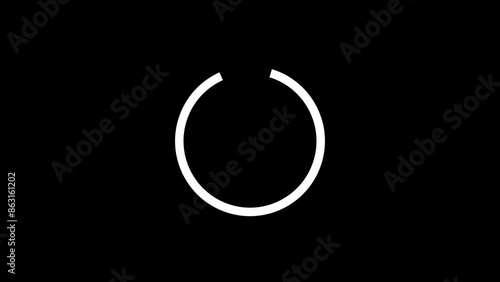 Abstract Turn on button. Power Switch on or off icon background illustration.