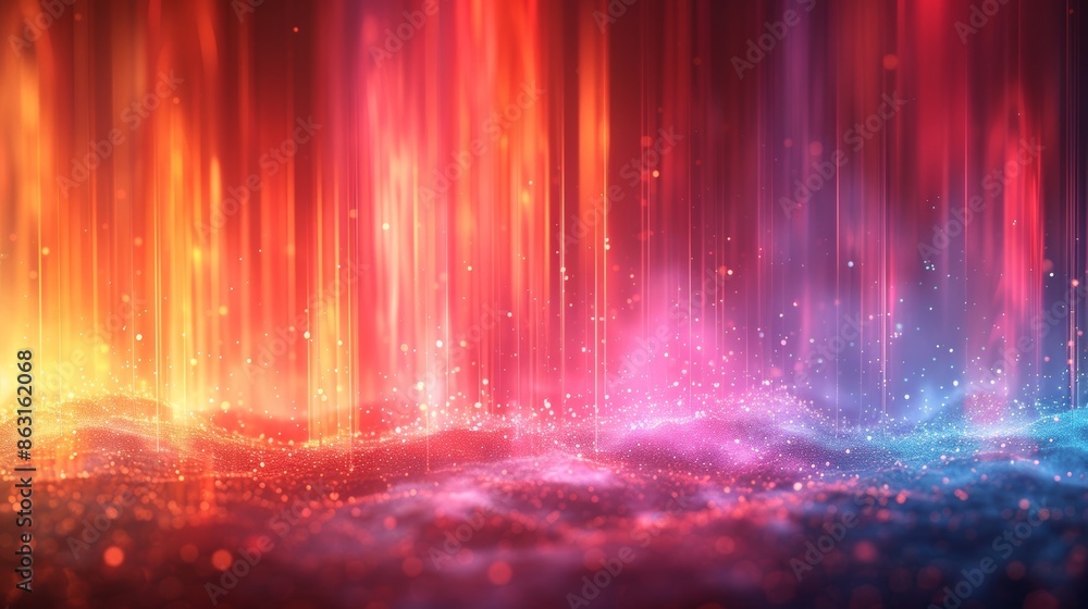 Dark background with fading bright abstract lines. Dark background with fading bright abstract lines.