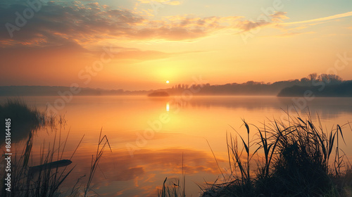 Misty Lake