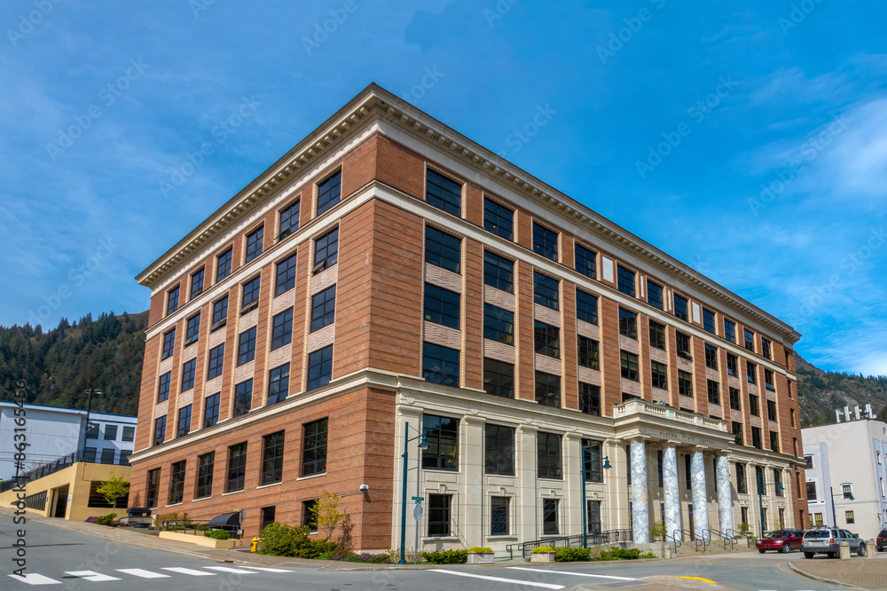 The Alaska State Capitol, Juneau, Alaska, USA
