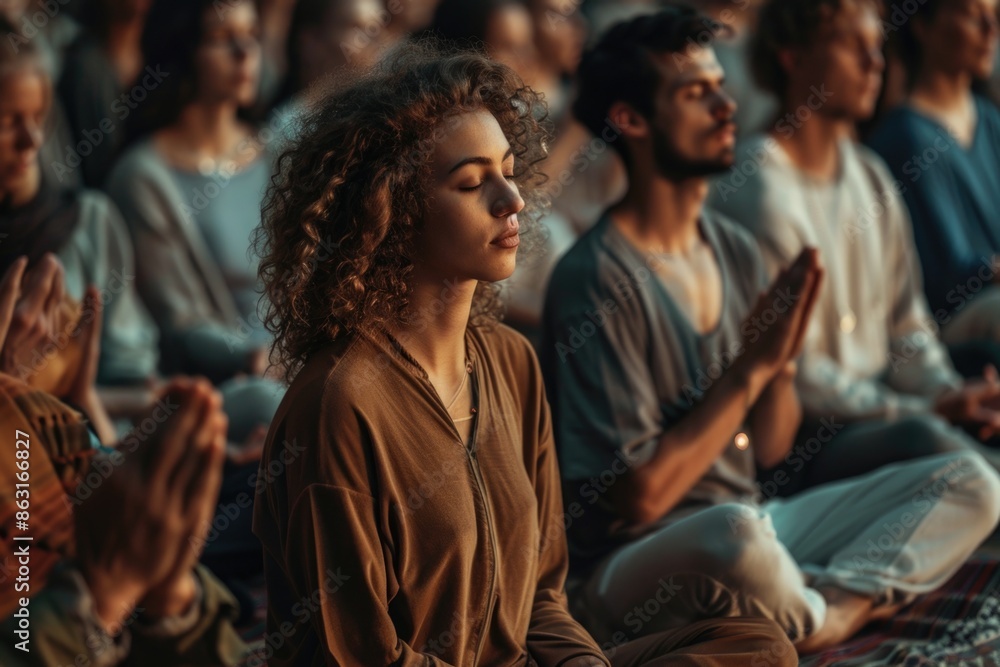 Obraz premium Group Meditation