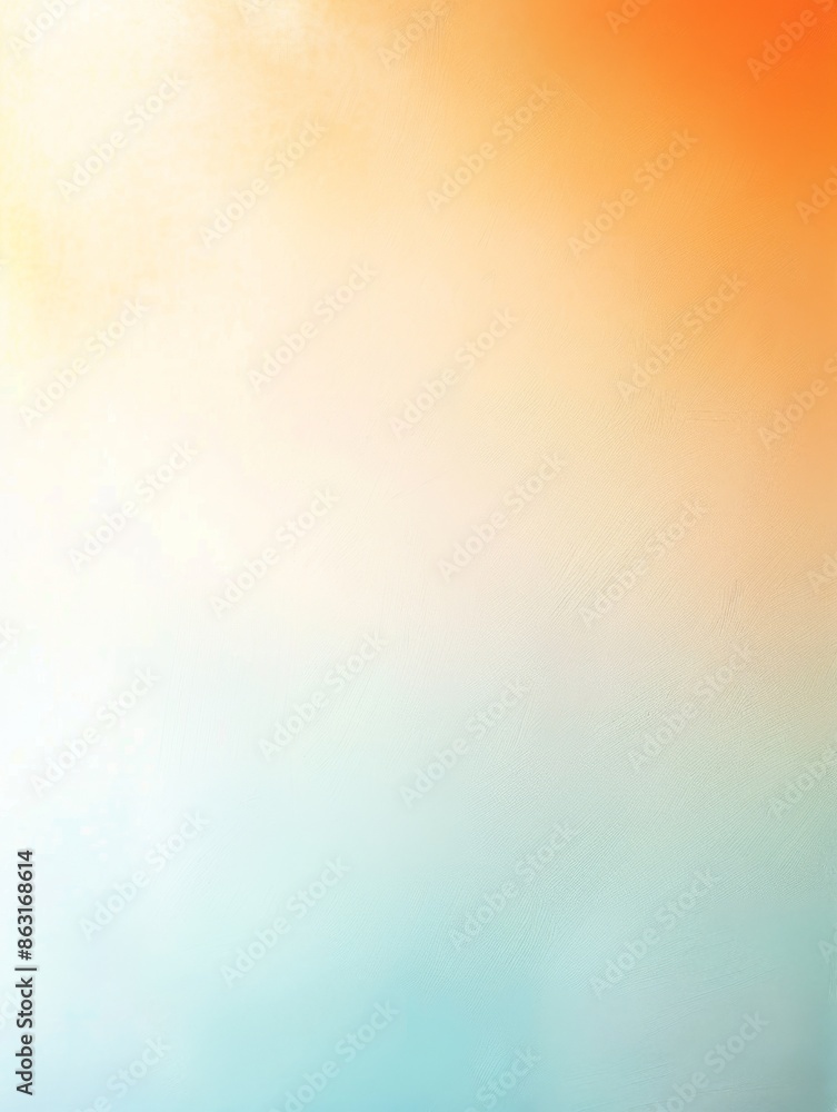 Soft Gradient Background in Light Orange and Blue，The color palette is ...