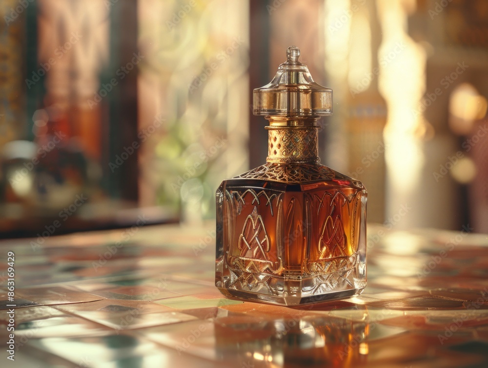 Perfume on table Perfume on table