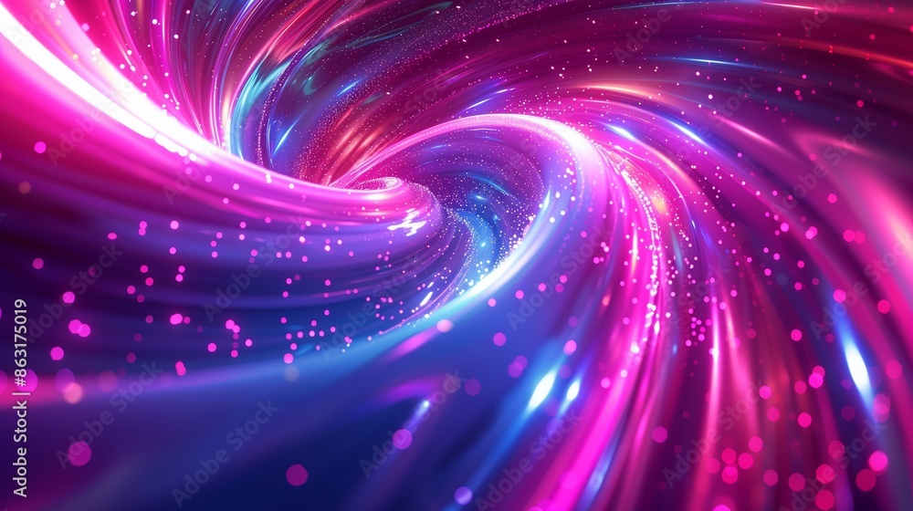 Abstract neon light background, liquid purple and blue swirl. Abstract neon light background, liquid purple and blue swirl.