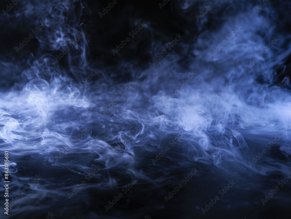 Smoke on Black Background Smoke on Black Background